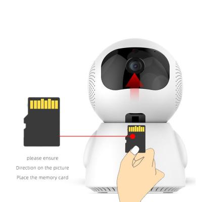 China Smart Wireless PAN-TILT WiFi1080P Motion Tracking Sound Detection Linkage Alarm Night Vision Indoor Smart Video Surveillance for sale