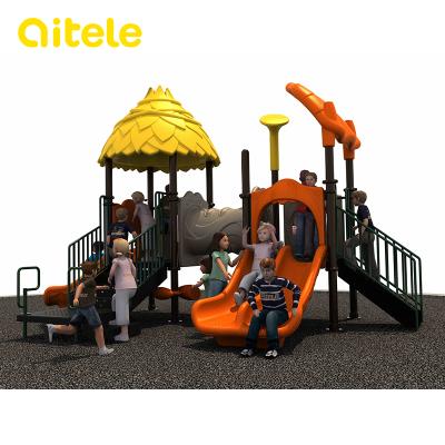 China New Design Plastic Playground Galvanized Steel Kids Outside Playground Equipment Manufacturer for sale