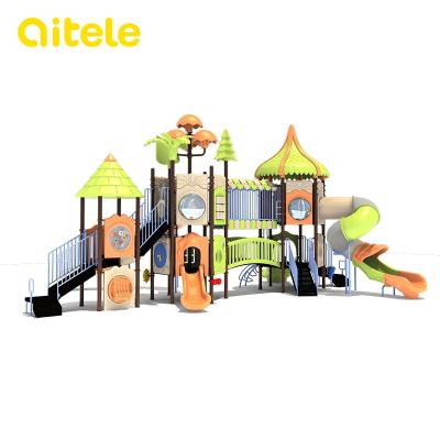 China 2-12 New Arrival Plastic Play Structure Outdoor Playset Playground Equipment for sale