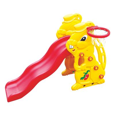 China galvanized pipe & LLDPE PT-033 Plastic Baby Rabbit Slide Set For Indoor Kids for sale