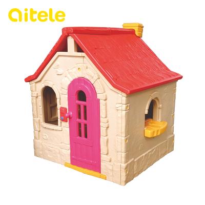 China wholesale 3-12years cheap plastic kids playhouse for children for sale