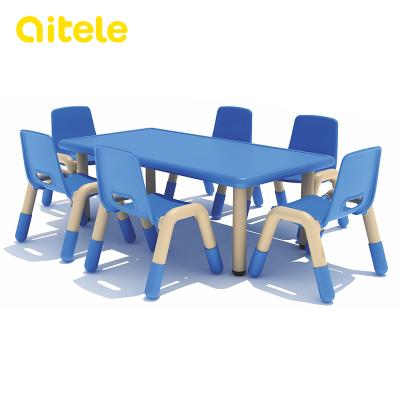 China Top Quality Modern Used Kindergarten Kids Table And Chairs Set for sale