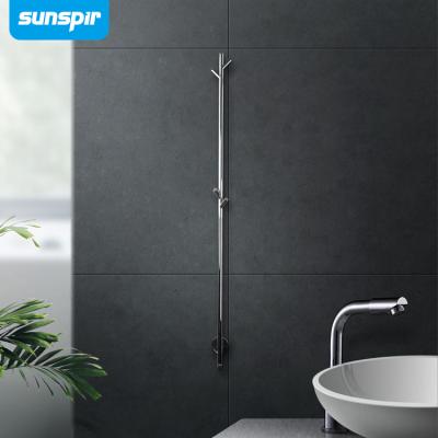 China Electric Towel Warmer Manufacturer Stainless Steel Heated Towel Rails Single Bar for sale