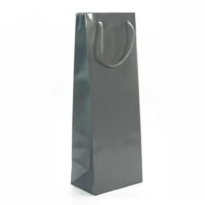 China Recyclable Custom Design Wine Fashion Art Coated Gift Paper Bags for sale