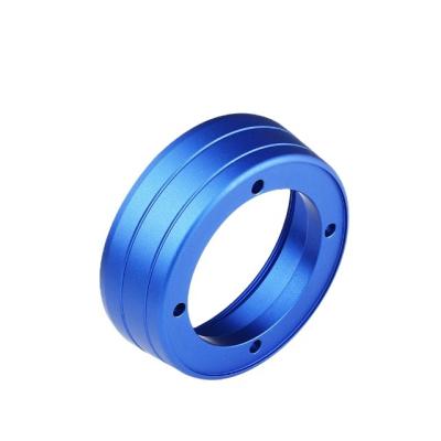 China Aluminum Nut Customized Component Copper Aluminum CNC Machining Round Part Milling And Turning Service for sale