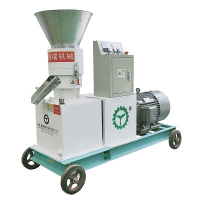 China Poultry Farm Flat Die Animal Feed Press Pelleting Machine for sale