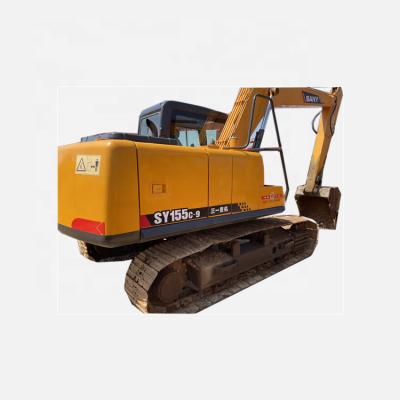 China Building\agriculture\construction sale china brand new excavator Sanyy 155C-9 with high load moment and super high engine power for sale