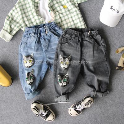 China Factory Factory Boys Girls Denim Shorts Cowboy Pants Casual Kids Breathable Printed Children's Jean Pants Wholesale for sale