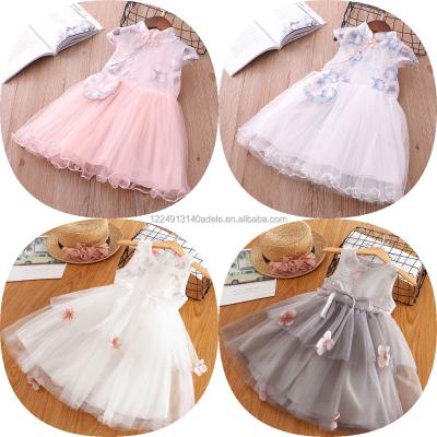 China Anti-wrinkle summer baby dress new design princess Dresses Causal Children cotton kids dress baby clothes for sale