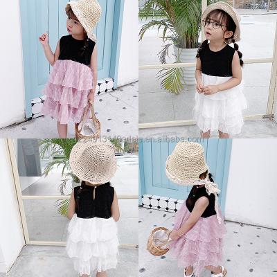 China Anti-wrinkle Summer Children Baby Clothes New Design Evening Wear Girl Dresses Baby's Causal Children's Princess Dress Cotton Dress for sale