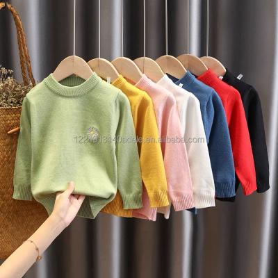 China New arrival winter warm baby anti-shrink knitted children's sweater baby children's wool knitted sweaters for sale