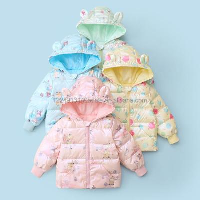 China Anti-wrinkle children's down coat winter children's white duck down jacket keep very warm children's down coat hooded jacket for sale