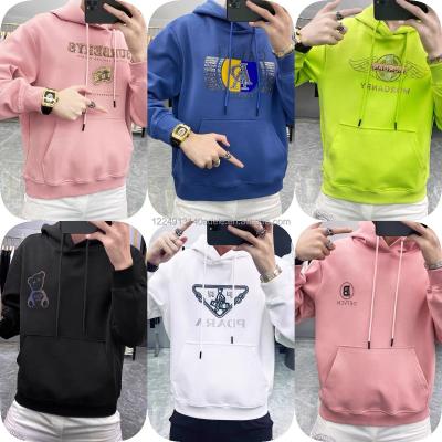 China Good quality anti-pilling men's hoodies sweatshirts customized hip hop pattern printed pullover men's hoodies for sale