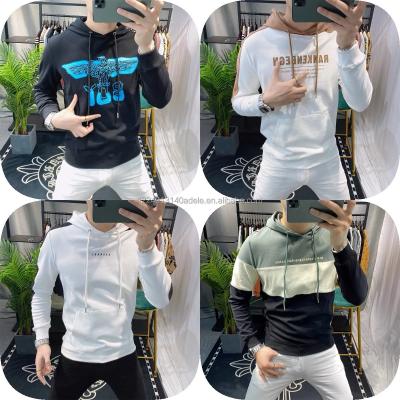 China Wholesale New Design Mens Anti Shrink Long Sleeve Mens Hoodies Sweatshirt Pullover Hoodie Printed Oversized Cotton Sweatshirts for sale