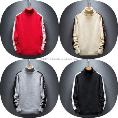 China Sweater Fashion Winter Top Neck Long Sleeves Wholesale Men Jumper Sweater Knitwear Sweaters Men Warm Sweaters Factory for sale