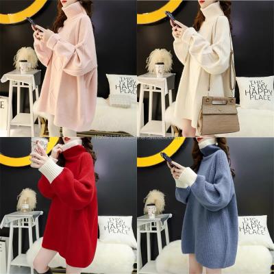 China Wholesale Women's Pullover Sweaters Women Anti-Wrinkle Knitting Sweater Casual Warm Winter Clothes Ladies Jumper Sweaters for sale