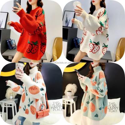 China Women's Causal Sweaters Wholesale Anti-Wrinkle Women's Thick Knitting Warm Winter Jumper Sweater Sweaters for sale