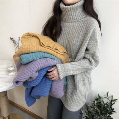 China Winter Warm Jumper Sweaters Knitting Women's Sweater Causal Women Thick Sweaters Anti-wrinkle Ladies Sweater for sale