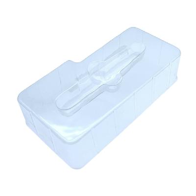 China Disposable Transparent PVC Plastic PET Cosmetics Blister Tray For Packaging for sale