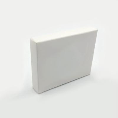 China Disposable white ivory board cardboard paper folding box for capsules troches tablets in customization for sale