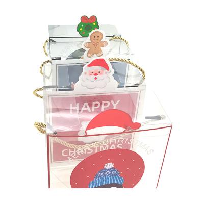 China Disposable Transparent Gift Bag Bag PVC Packaging Customized Birthday Top Sense for sale