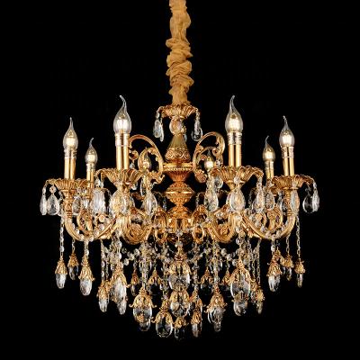 China European Style Luxury Hotel Chandelier LED Indoor Modern Crystal Chandelier for sale