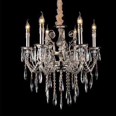 China EUROPEAN Custom Design Hotel Golden Large Candle Luxury Crystal Chandelier k9 Lights for sale