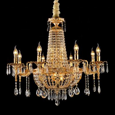 China EUROPEAN modern simple luxury crystal chandelier for living room home bedroom for sale