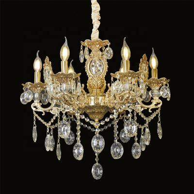 China EUROPEAN Modern Luxury Crystal Chandelier K9 Candle Chandelier Ceiling Living Room Dining Room Lighting for sale