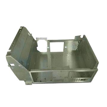 China Custom Pump Controller CNC Sheet Metal Fabrication Protect Box Clear Zinc Plate for sale