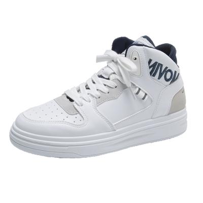 China CUSHIONING female sports high ankle sports single thick high top lightweight casual shoes for sale