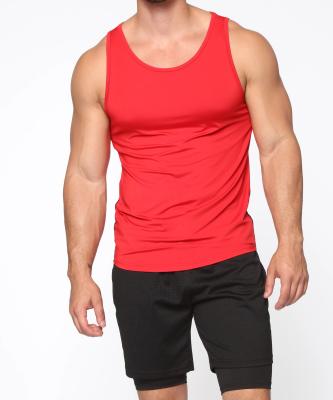 China QUICK DRY Custom Fitness Tank Tops Stringer Tank Top Bodybuilding Muscle Gym For Men for sale