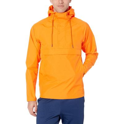 China Breathable Custom Made Mens Activewear Pullover Hoodies Solid Anorak Track Coats for sale