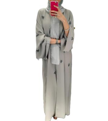 China Wholesale Fashion Dubai Kimono Abaya Soft Feeling Islamic Cardigan For Eid Mubarak Abaya Women Muslim Dress for sale