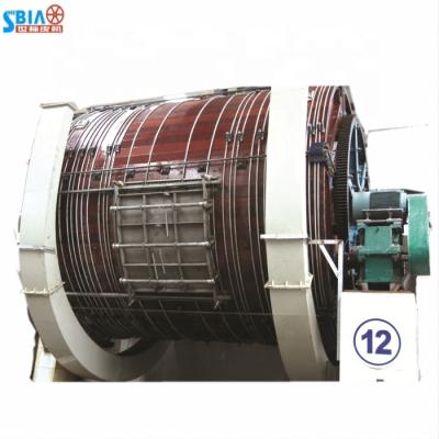 China Overloading Tanning Drum Type Leather Machine Tannery Wood Overload Skin Machine for sale