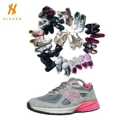 China Depreciation of HISSEN shoes stock used old shoes used shoes for sale for sale