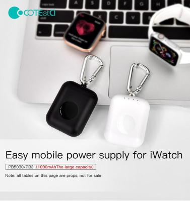 China Tablet coteetci easy mobile power supply for iWatch fast flash charge 1000mAh without hot compatible with all series of iWatch for sale