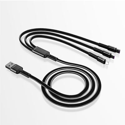 China General 3 In 1 Portable Charger 5A Mobile Phone Charging Cable Type Micro C Cables for sale