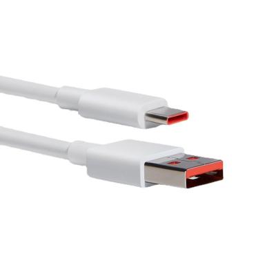 China Mobile Phone 66W 6A Fast Charging USB To Type C Mobile Phone Cable Type C Data Cable For HUAWEI for sale