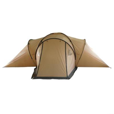 China Water Proof Manufacturing 2 Rooms 6 People Family Outdoor Waterproof 2000mm Large Camping Tent For Sale for sale