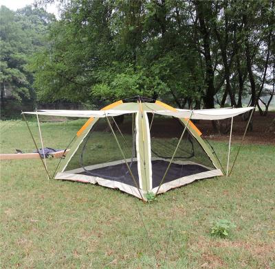 China Outdoor Camouflage/Field Play Netting 4 Mesh Sun Shelter Uv Resistant Door Pop Up Beach Canopy Tent for sale