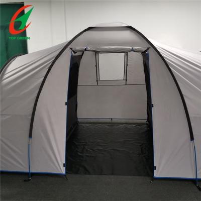 China Durable Fiberglass Material Luxury Heavy Duty Outdoor Camping 6 Person Family Camping Tent for sale