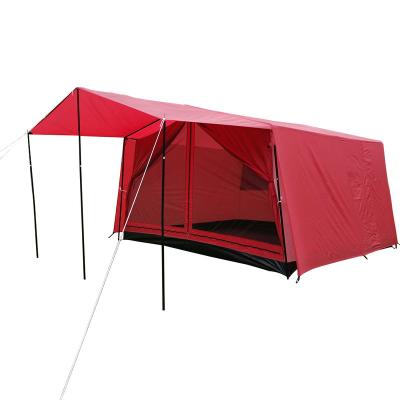 China High quality design durable material breathable folding 6 8 person family outdoor camping tent for sale