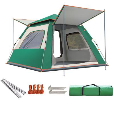 China Camouflage/Field Set Making 3 4 People Family Waterproof Large Cabin Instant Set Up Outdoor Camping Tents For Camping for sale