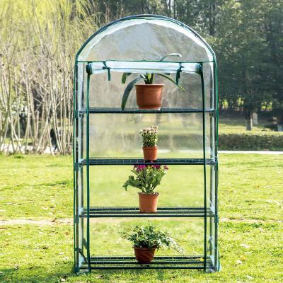 China Wholesale Topgreen Greenhouse Cover Protection Garden 4 Tiers Easily Assembled Zippered UV Greenhouse For Sale for sale