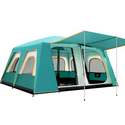 China Camouflage/Field Game Manufacturing 10 - 16 People Big Waterproof Family Cabin Camping Tent Instant Installed Outdoor Tents for sale