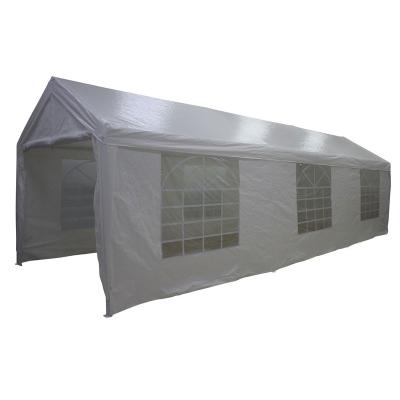 China Car Parking Top Green 10 x 20 ft Outdoor Waterproof PE Wedding Tent Event Party Commercial Tent for sale