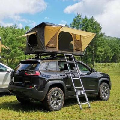 China Camouflage/Field 4th Game New Design Generation Pop Up Car Roof Tent Truck SUV Shell Outdoor Car Roof Hard Top Tents For Camping for sale