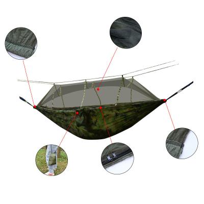 China Wholesale Customized Modern Nylon Mesh 210T Hammock Outdoor Camping Tent With Mosquito Net for sale