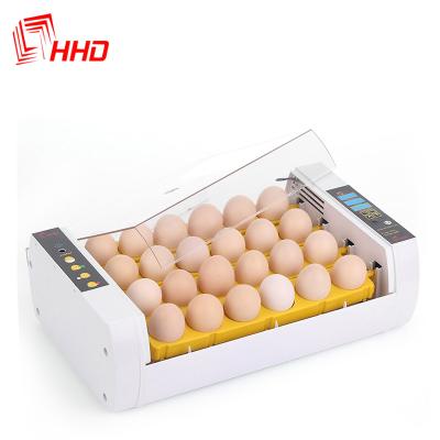 China Automatic Humidity Showing YZ-24A 2018 HHD 24 Eggs Automatic Poultry Egg Incubators Attractive Automatic Hatching Eggs For Sale for sale